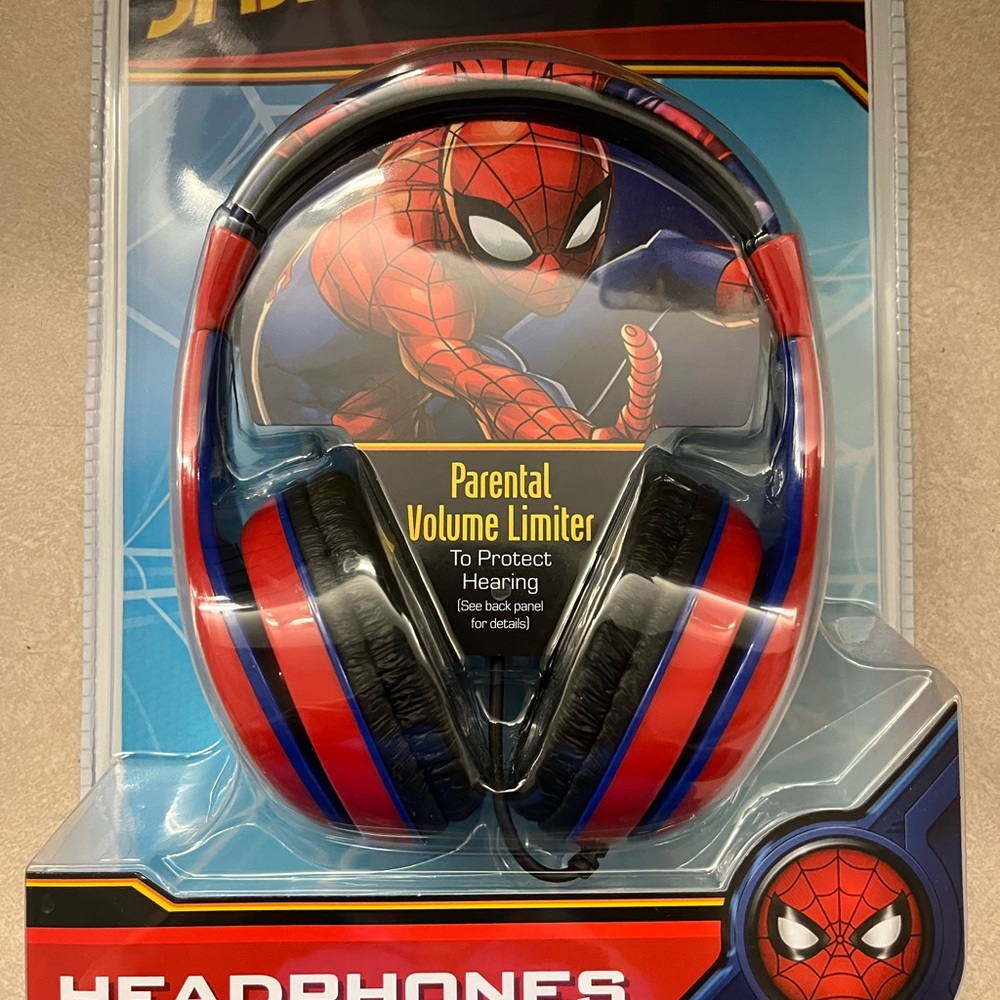Spiderman Red and Blue Headphones Earphones